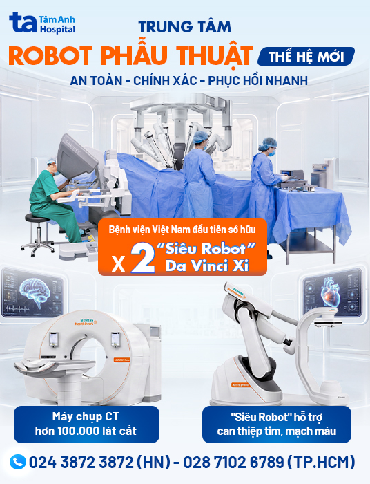 Phẫu thuật robot Da Vinci Xi tại Tâm Anh
