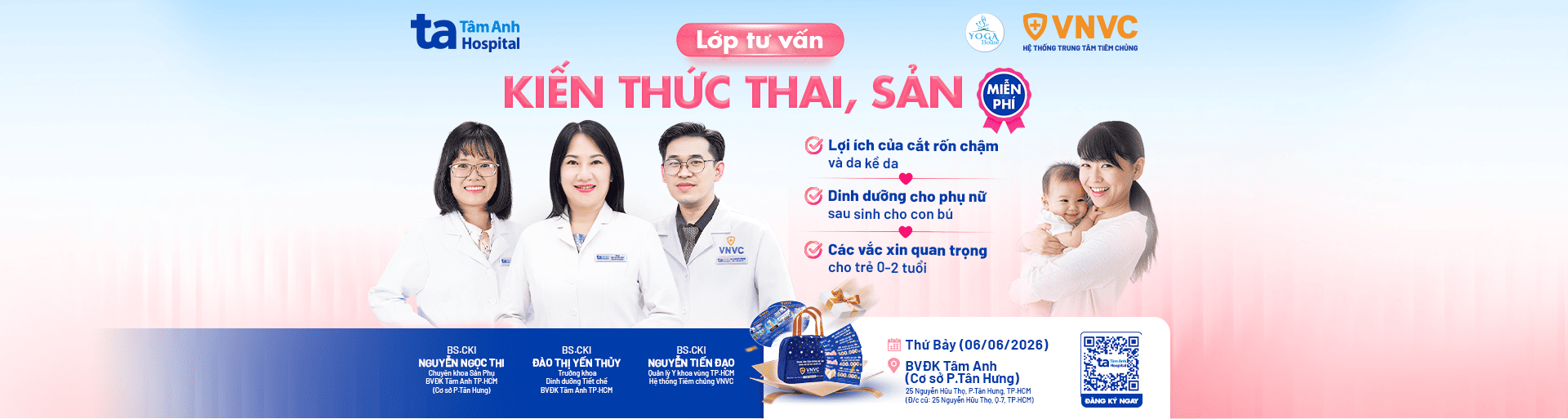 banner lớp tư vấn kiến thức thai sản
