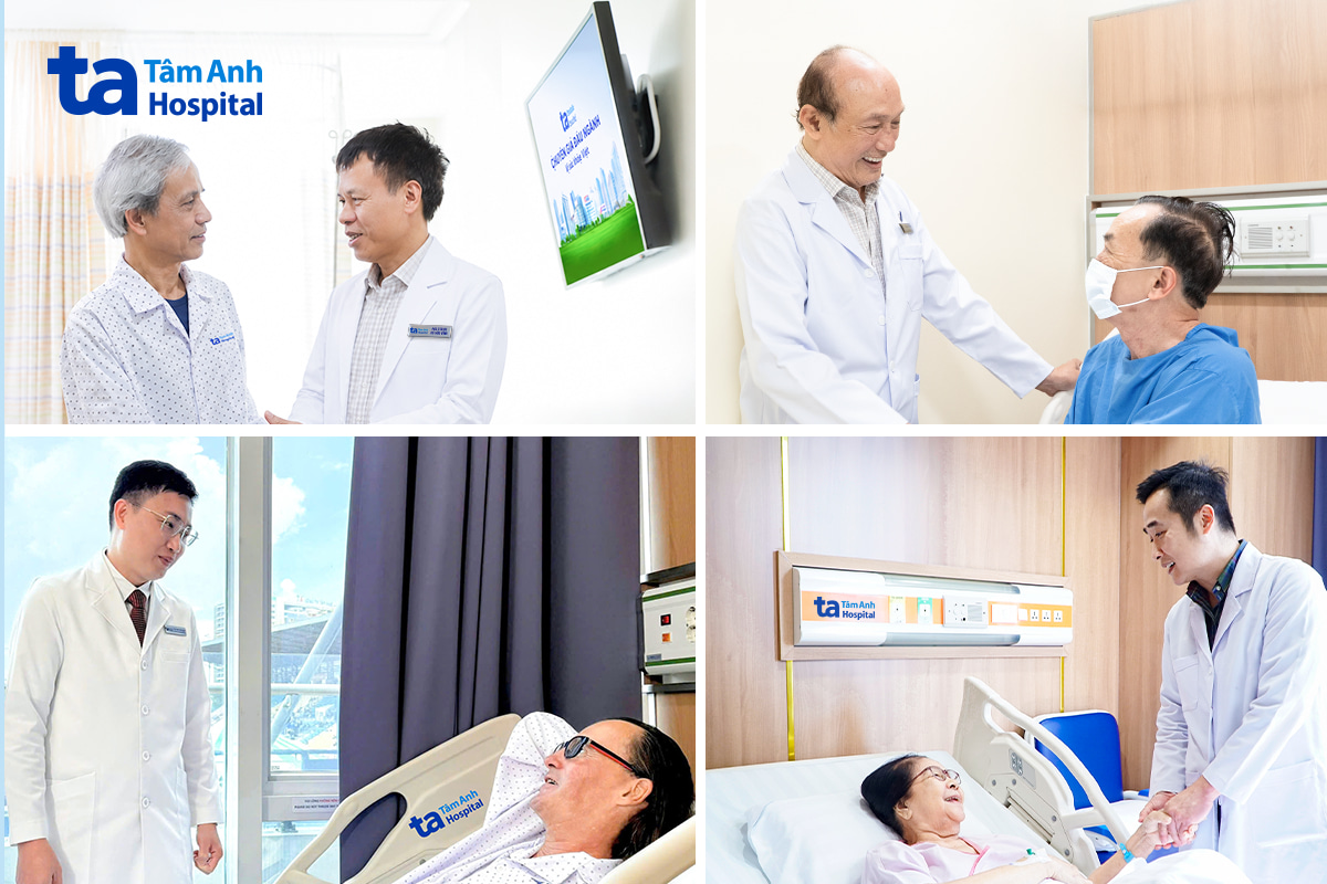 Bệnh nhân hồi phục sau phẫu thuật robot