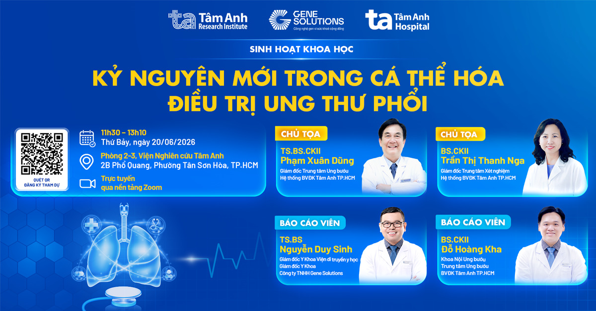 Kỷ nguyên mới trong cá thể hóa điều trị ung thư phổi