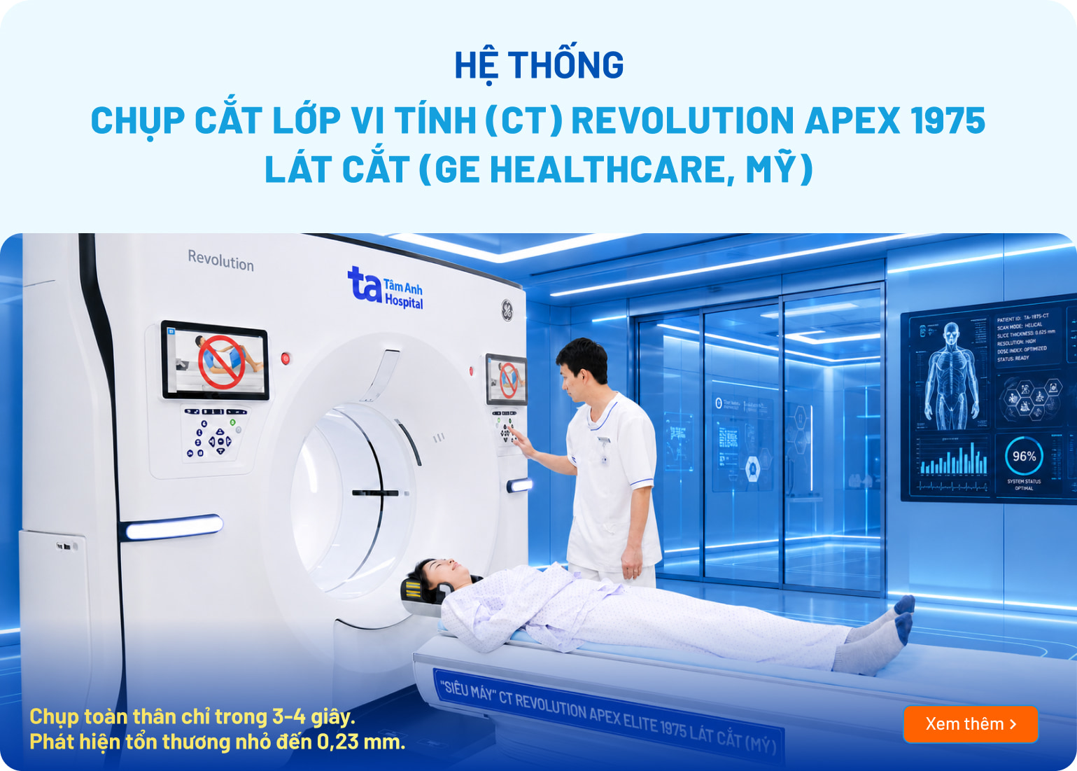 Máy CT Revolution Apex 1975 tại Tâm Anh
