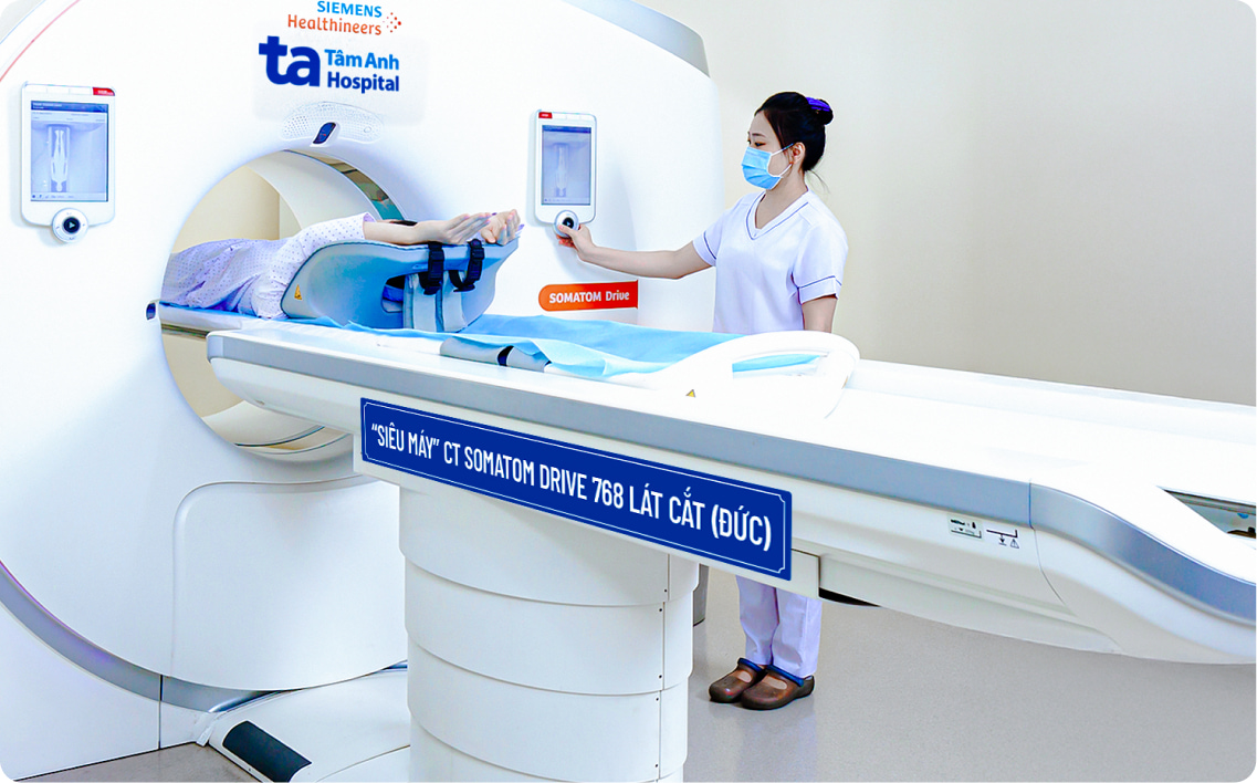 ct somatom drive 768 lát cắt tại tâm anh