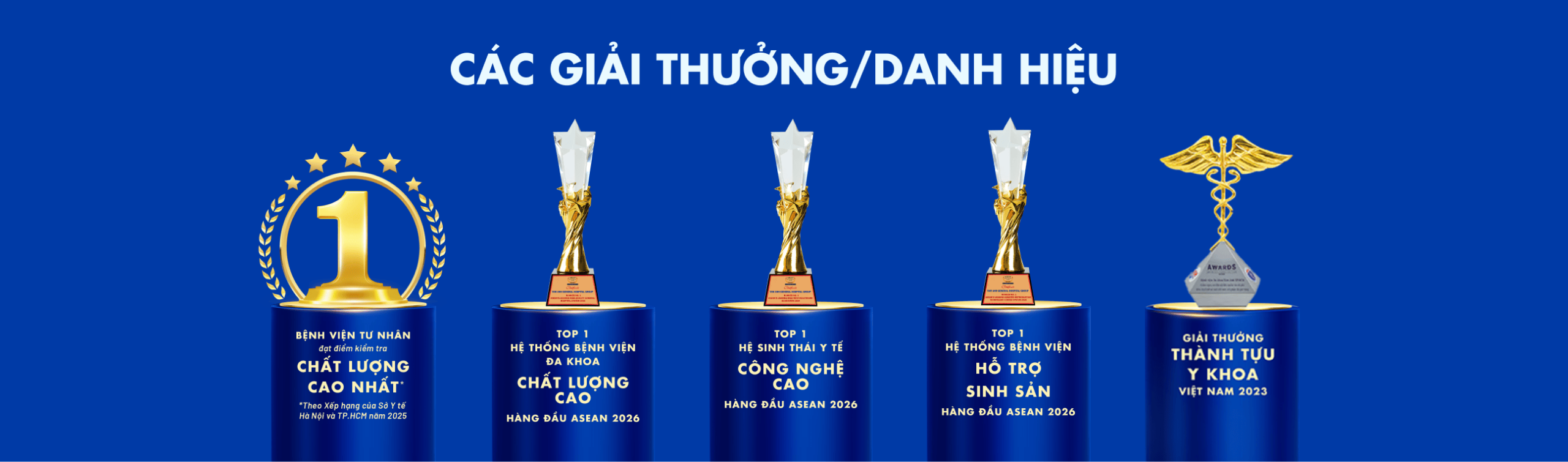 các giải thưởng của bệnh viện đa khoa tâm anh