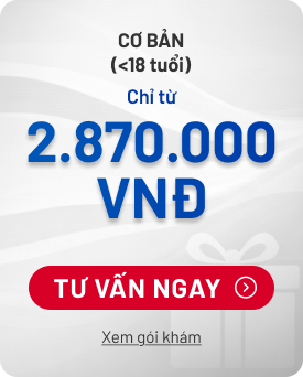 Gói khám cơ bản dưới 18 tuổi Tâm Anh Cầu Giấy