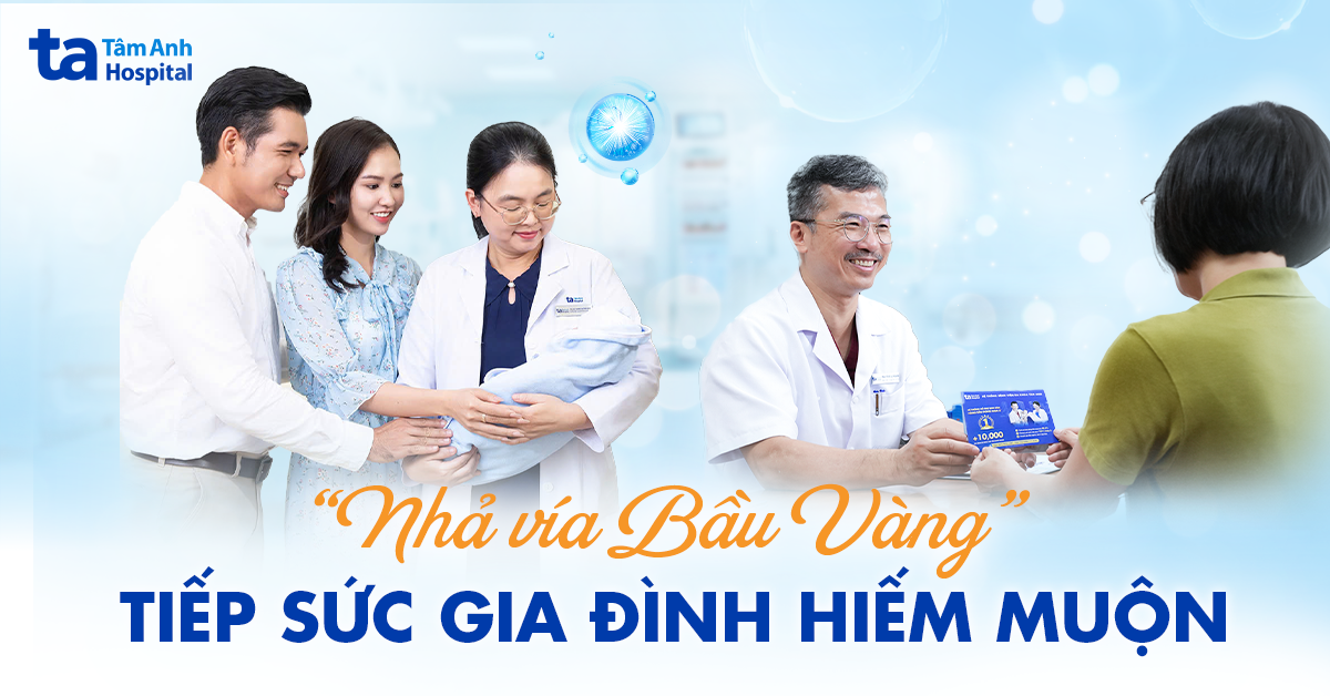 Hàng trăm gia đình nhận ưu đãi “Nhả vía Bầu vàng” điều trị hiếm muộn tại IVF Tâm Anh