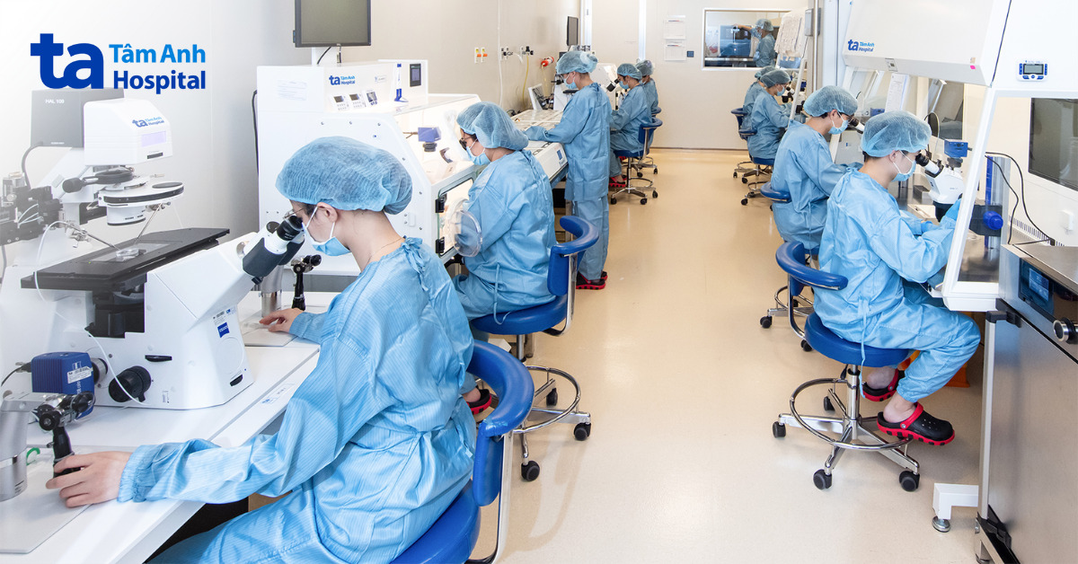 Hệ thống phòng labo nuôi cấy phôi siêu sạch tiêu chuẩn ISO 5 tại IVF Tâm Anh cơ sở P.Tân Sơn Hòa
