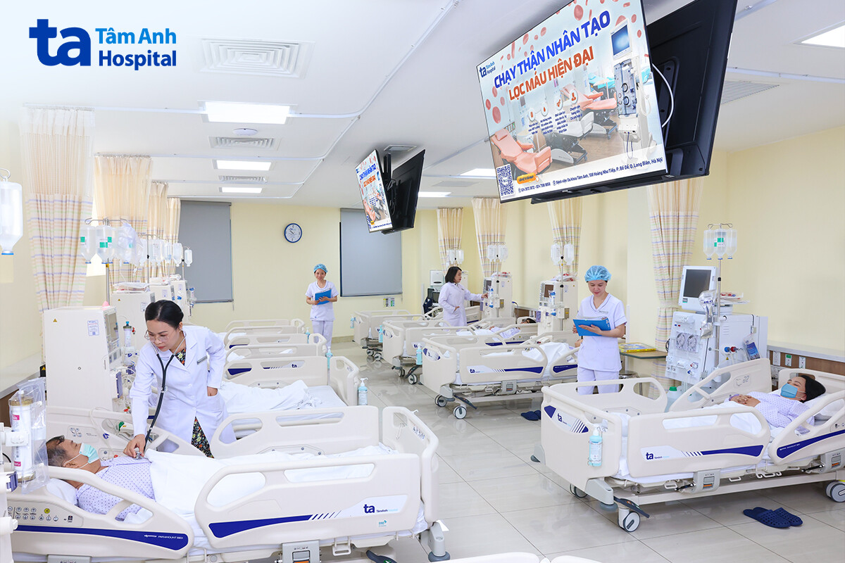 khu điều trị lọc máu hiện đại tại tâm anh