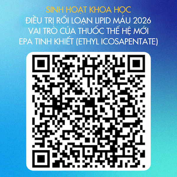 mã qr điều trị rối loạn lipid máu 2026: Vai trò của thuốc thế hệ mới – EPA tinh khiết (Ethyl Icosapentate)