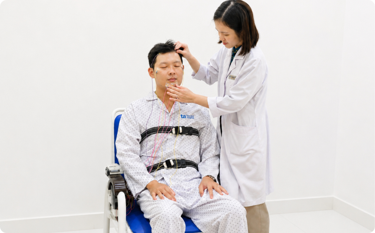 đo đa ký giấc ngủ tại tâm anh