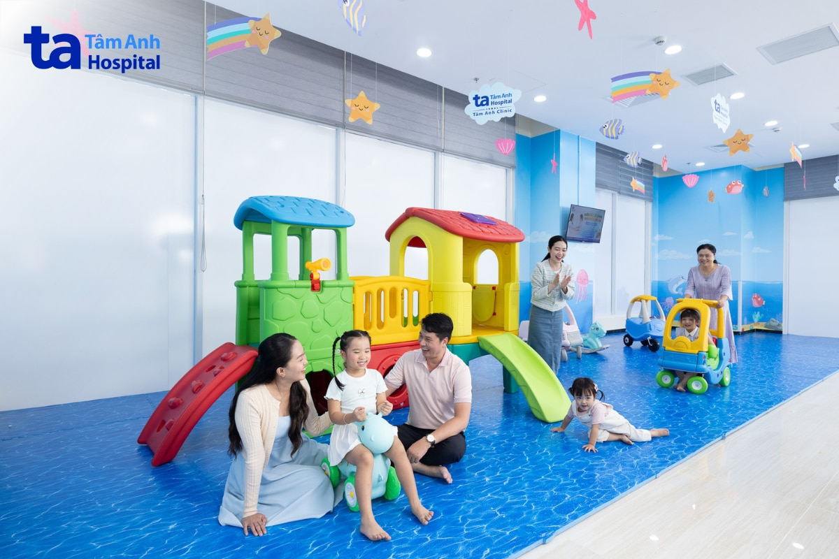 một góc vui chơi cho trẻ tại tâm anh