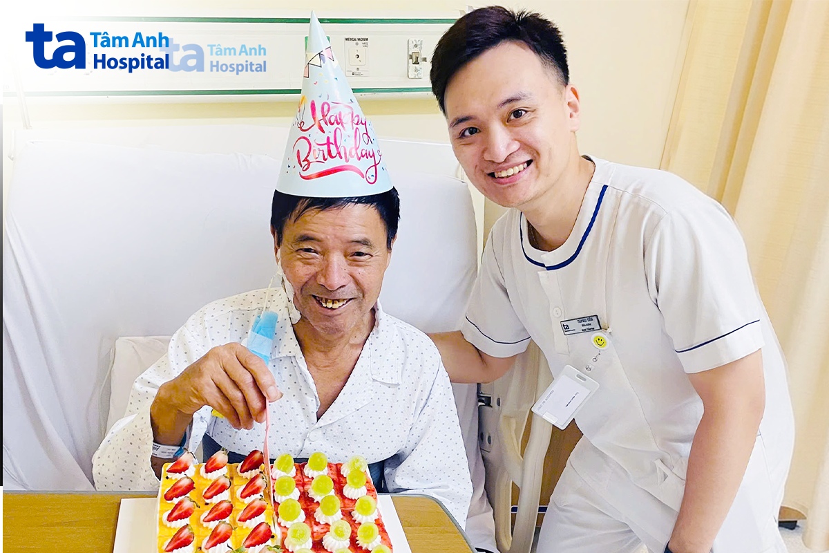 mừng sinh nhật cho bệnh nhân