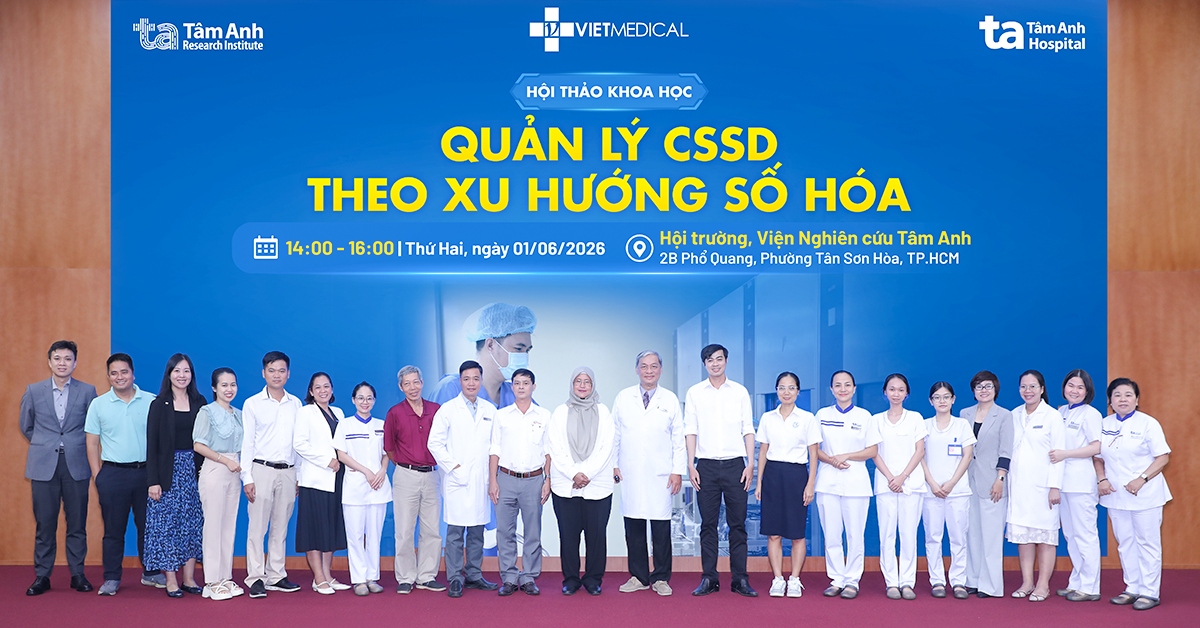 Số hóa quản lý tiệt khuẩn để loại bỏ rủi ro nhiễm khuẩn từ gốc
