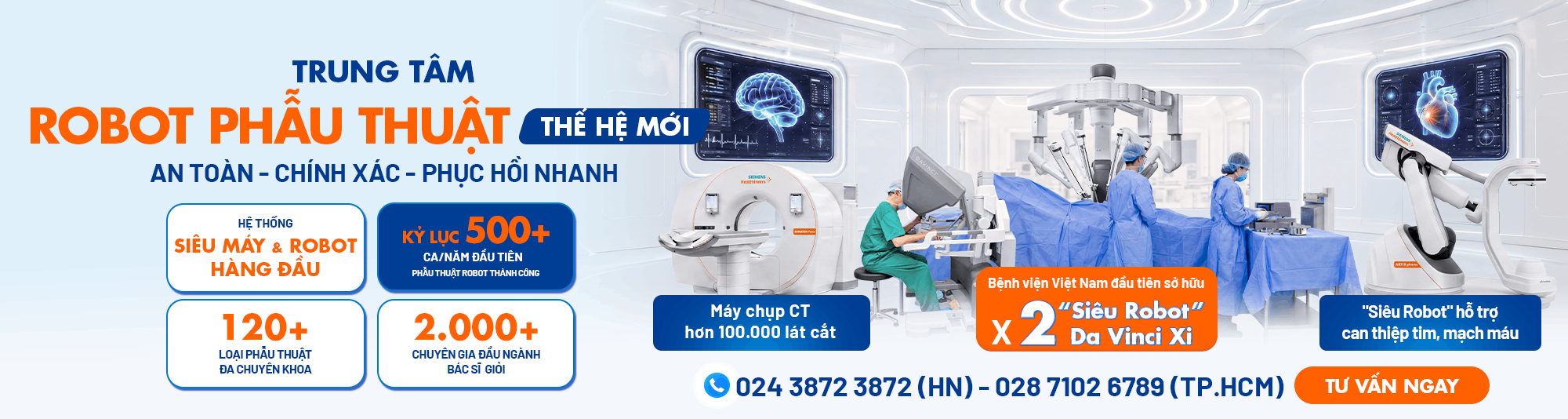 banner trung tâm robot phẫu thuật thế hệ mới