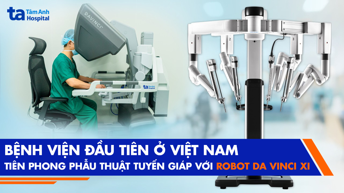 video bệnh viện đầu tiên phẫu thuật tuyến giáp bằng robot