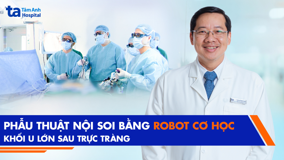 video phẫu thuật nội soi bằng robot cơ học