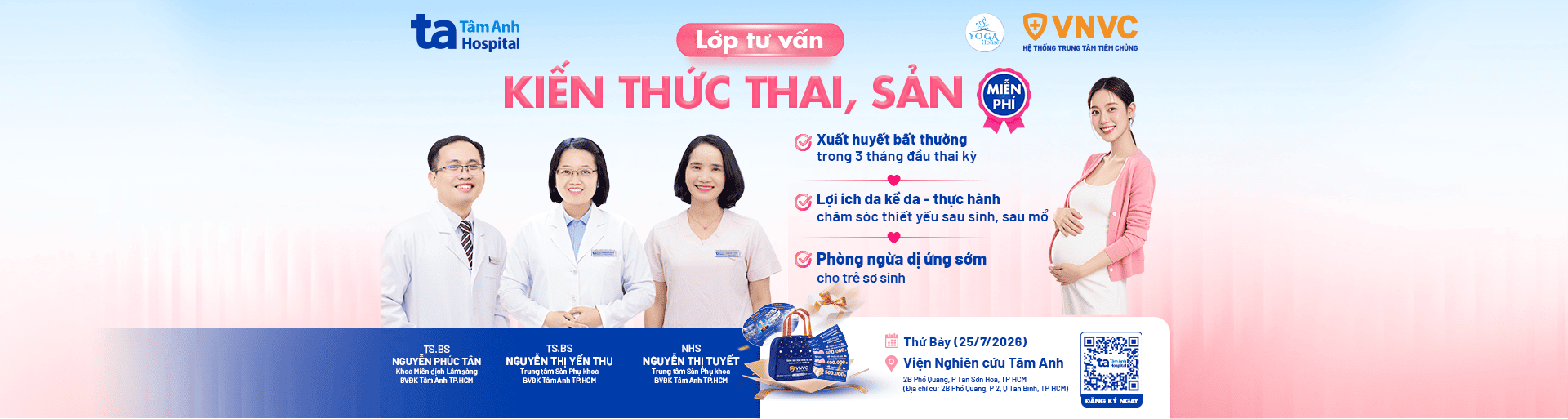 banner lớp học tiền sản ngày 25/07/2026