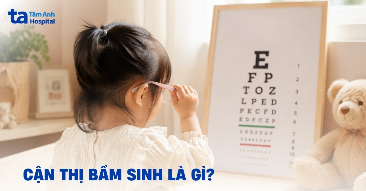Cận thị bẩm sinh và cách phát hiện sớm cho trẻ