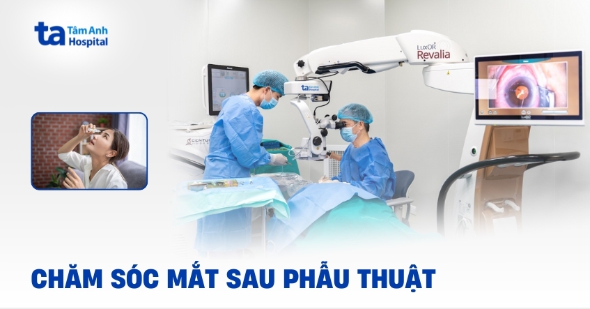 Hướng dẫn chăm sóc mắt sau phẫu thuật đúng cách