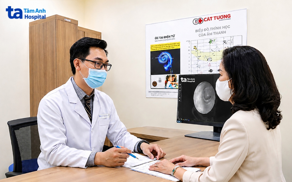 chị Loan tái khám sau 1 tháng
