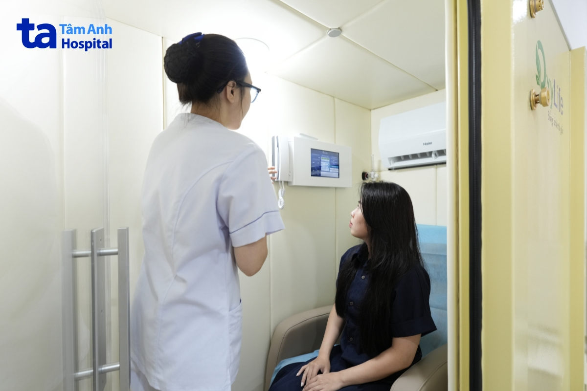 chữa bệnh bằng oxy cao áp