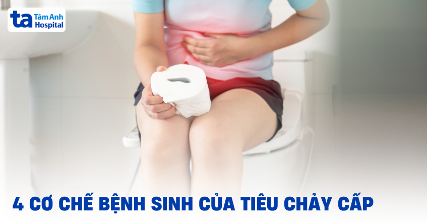4 cơ chế bệnh sinh của tiêu chảy cấp bạn cần phải biết