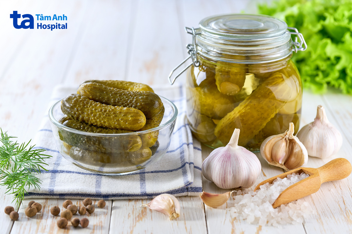 đồ muối chua cũng có khả năng thúc đẩy ung thư