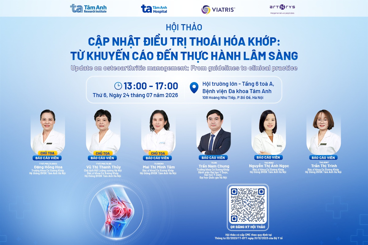 hội thảo cập nhật điều trị thoái hóa khớp