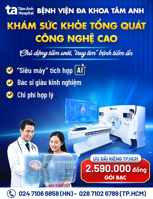 Khám sức khỏe tổng quát công nghệ cao tại Bệnh viện Tâm Anh