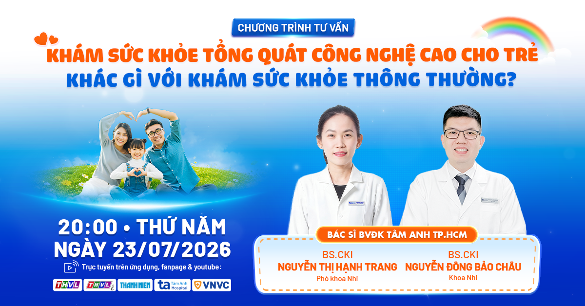 khám sức khỏe tổng quát công nghệ cao cho trẻ