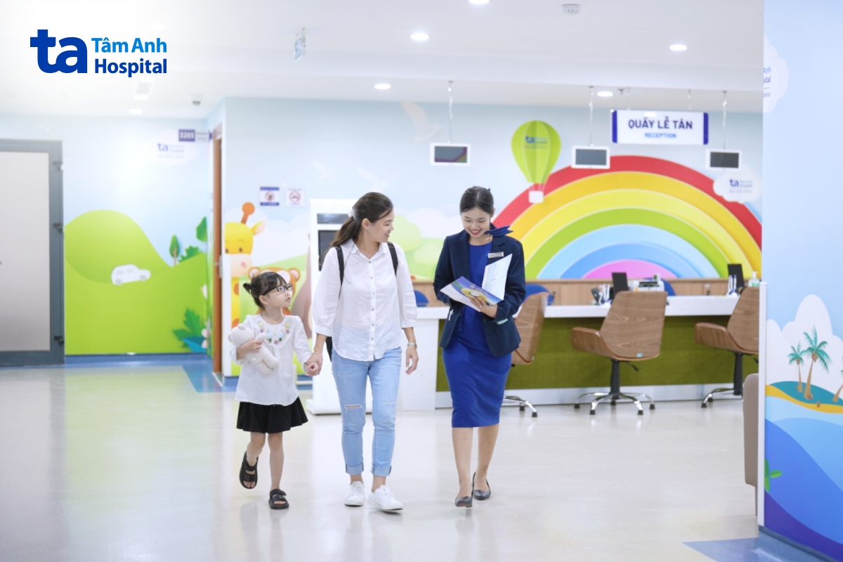 không gian và dịch vụ tại hệ thống bệnh viện đa khoa tâm anh