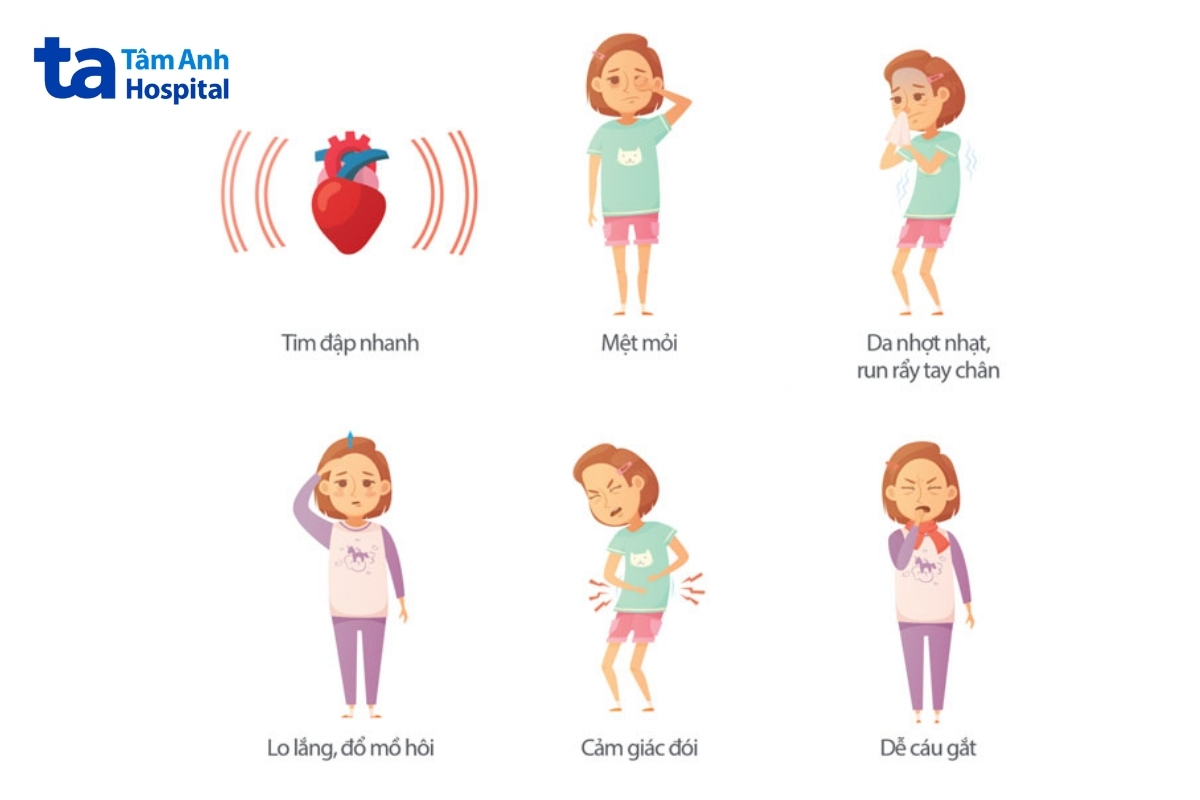 một số triệu chứng hạ đường huyết ở người bình thường