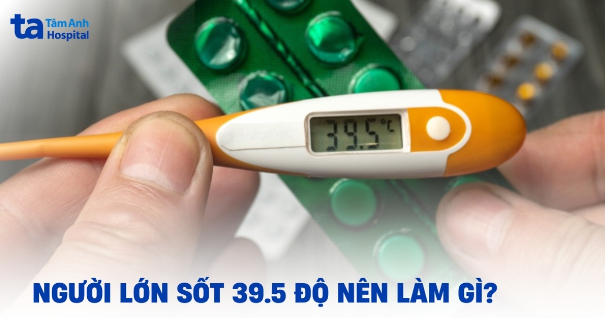 Khi người lớn sốt 39.5 độ phải làm gì để hạ nhiệt?