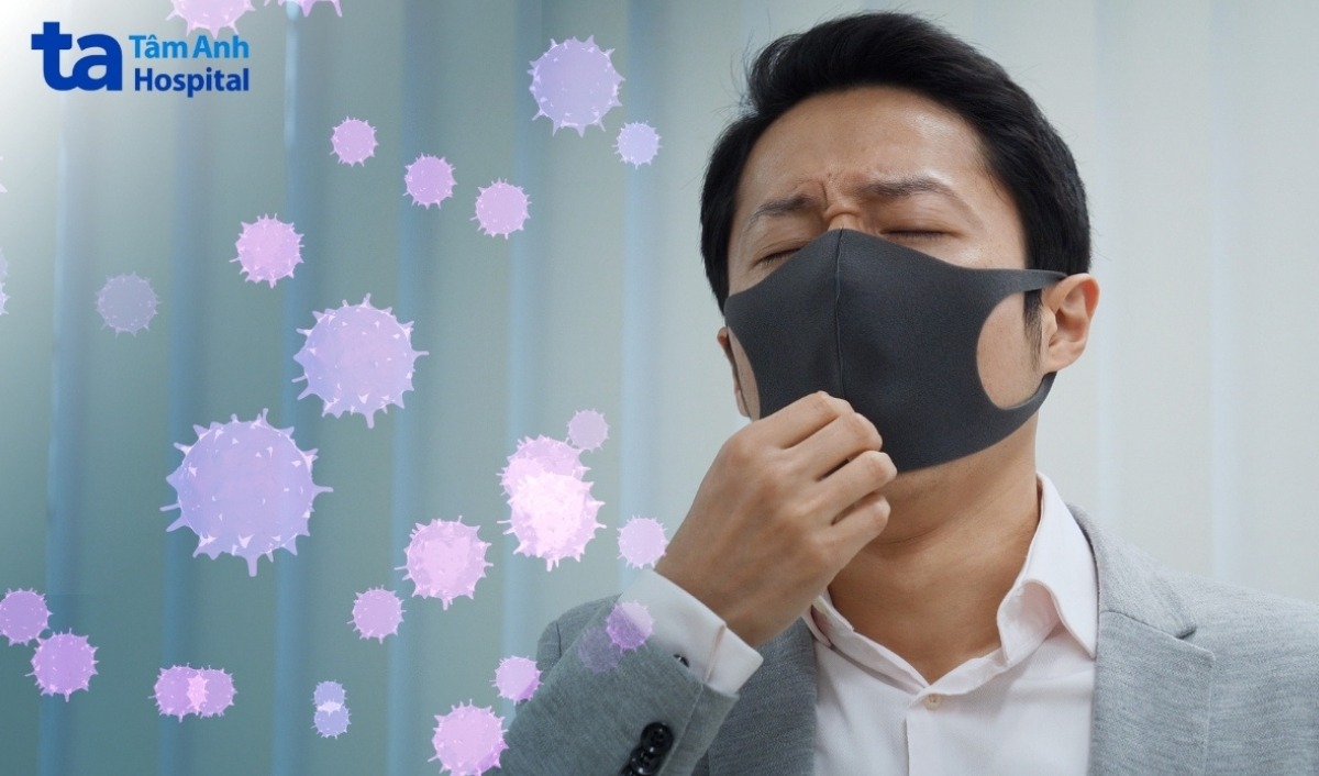 sốt nhẹ kéo dài do virus trong không khí