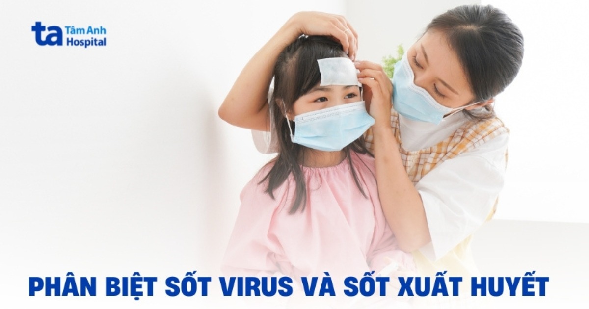 Nên phân biệt sốt virus và sốt xuất huyết như thế nào?
