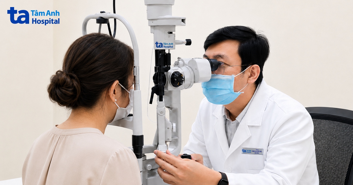 Suýt mất thị lực do cầu lông đập trúng mắt