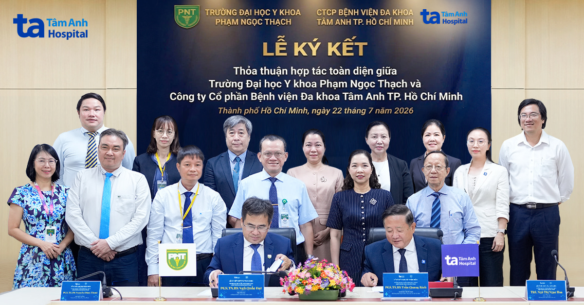 Tâm Anh tiếp tục hoàn thiện hệ sinh thái học thuật với Trường Đại học Y khoa Phạm Ngọc Thạch