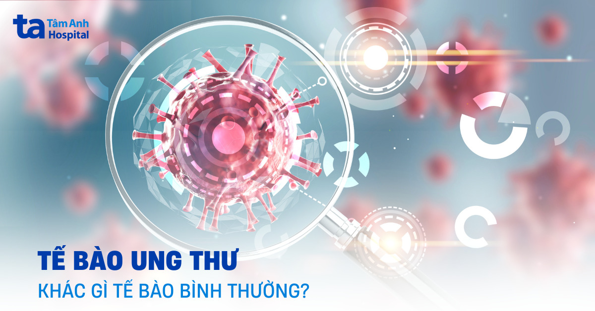 Tế bào ung thư khác gì tế bào bình thường?