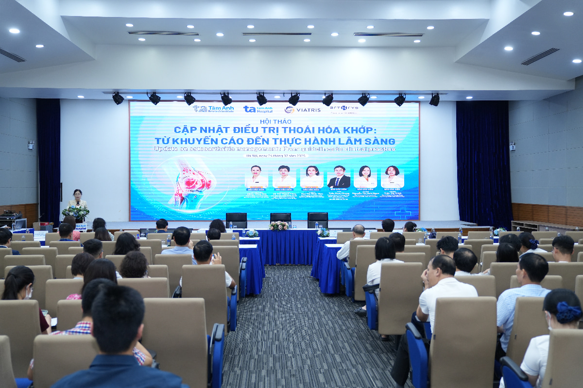 Toàn cảnh hội thảo cập nhật điều trị thoái hóa khớp