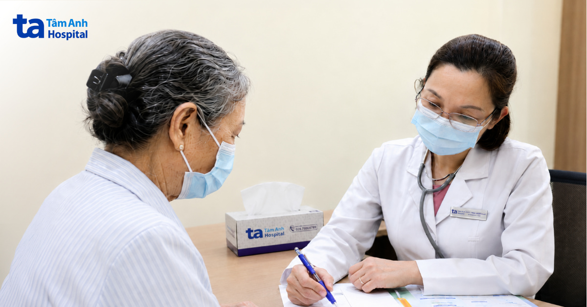 Tưởng mệt mỏi tuổi già, hóa suy tim do cường giáp