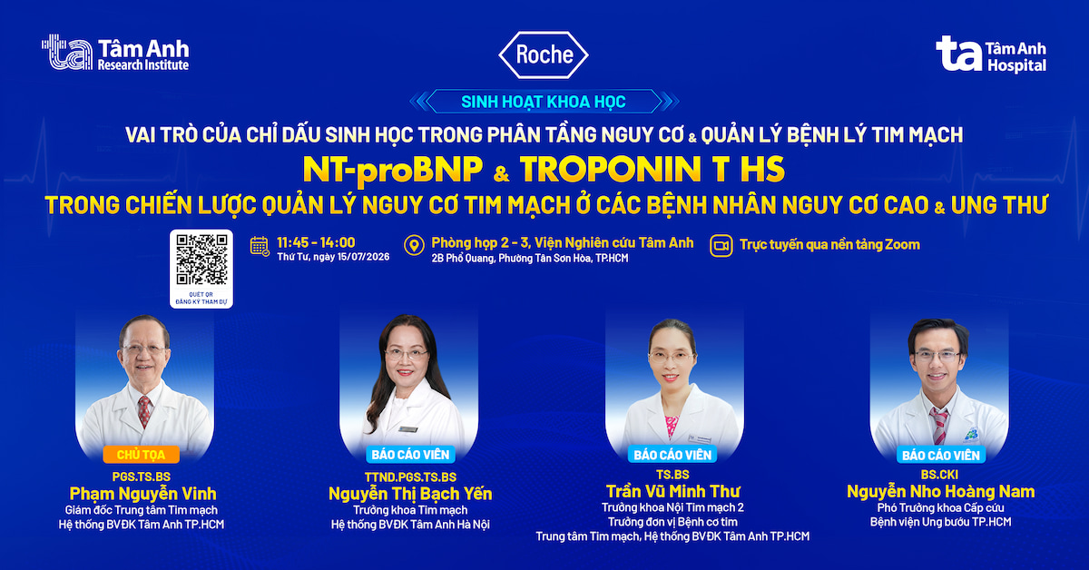 Vai trò của chỉ dấu sinh học trong phân tầng nguy cơ và quản lý bệnh tim mạch: NT-proBNP và Troponin T HS trong chiến lược quản lý nguy cơ tim mạch ở các bệnh nhân nguy cơ cao và ung thư