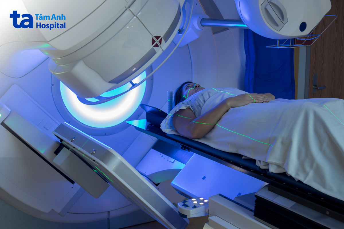 xạ trị làm chậm phát triển khối u