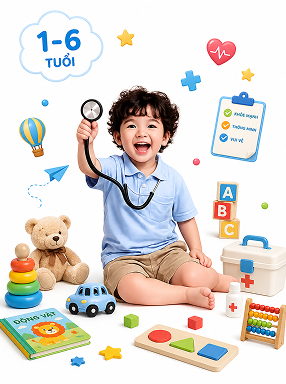 Gói khám cho trẻ từ 1-6 tuổi