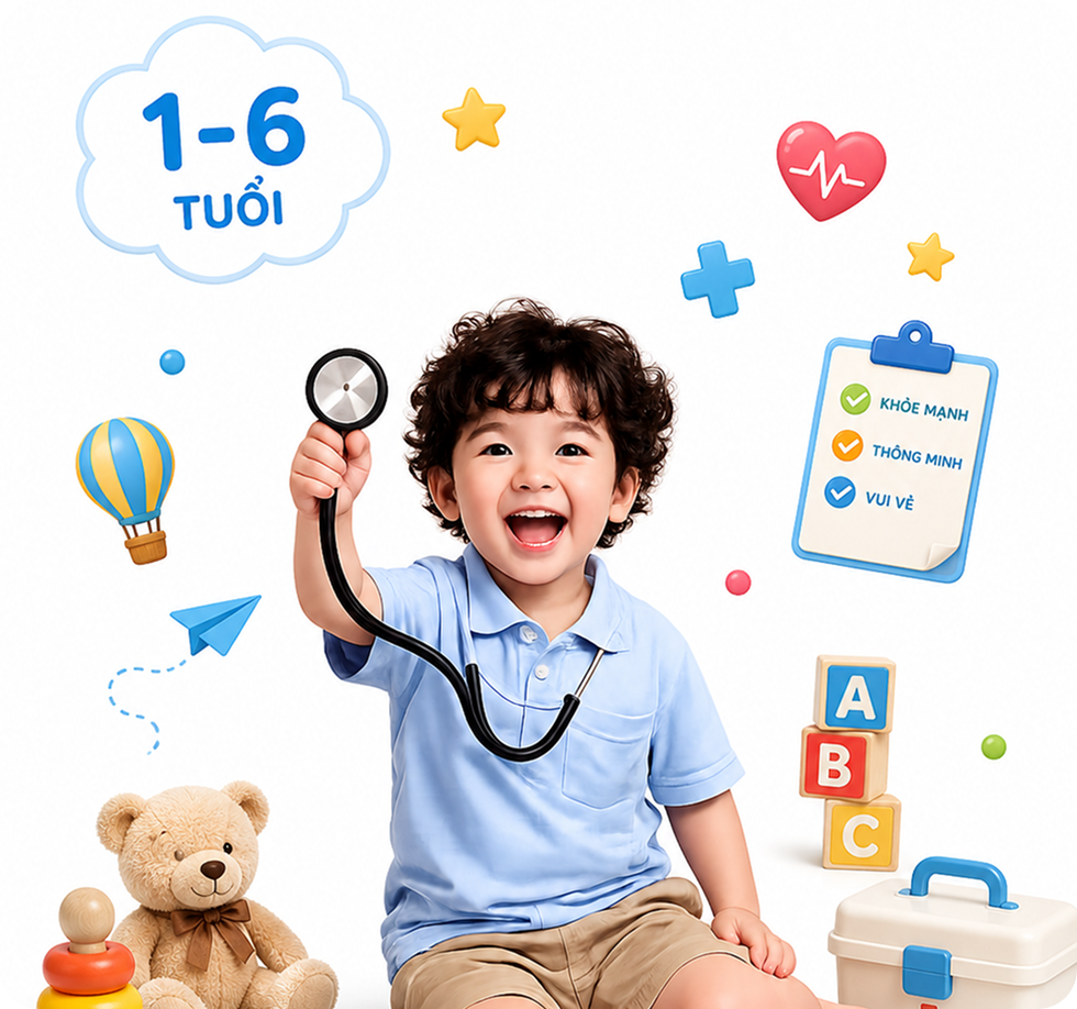 Gói khám cho trẻ từ 1-6 tuổi