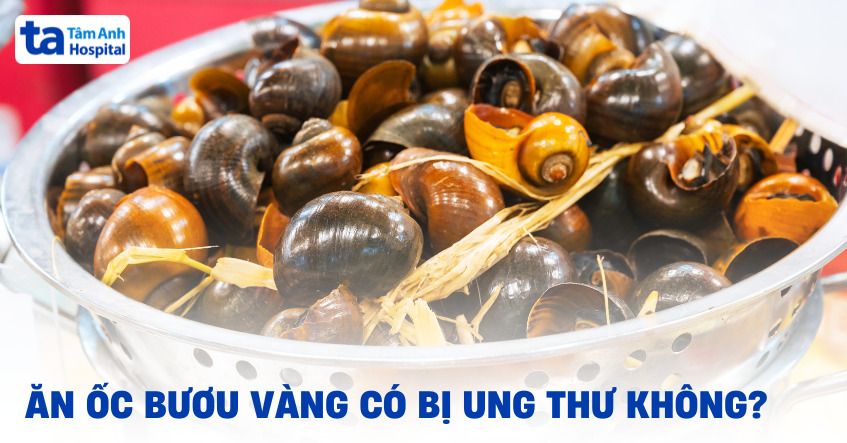 ăn ốc bươu vàng có bị ung thư không