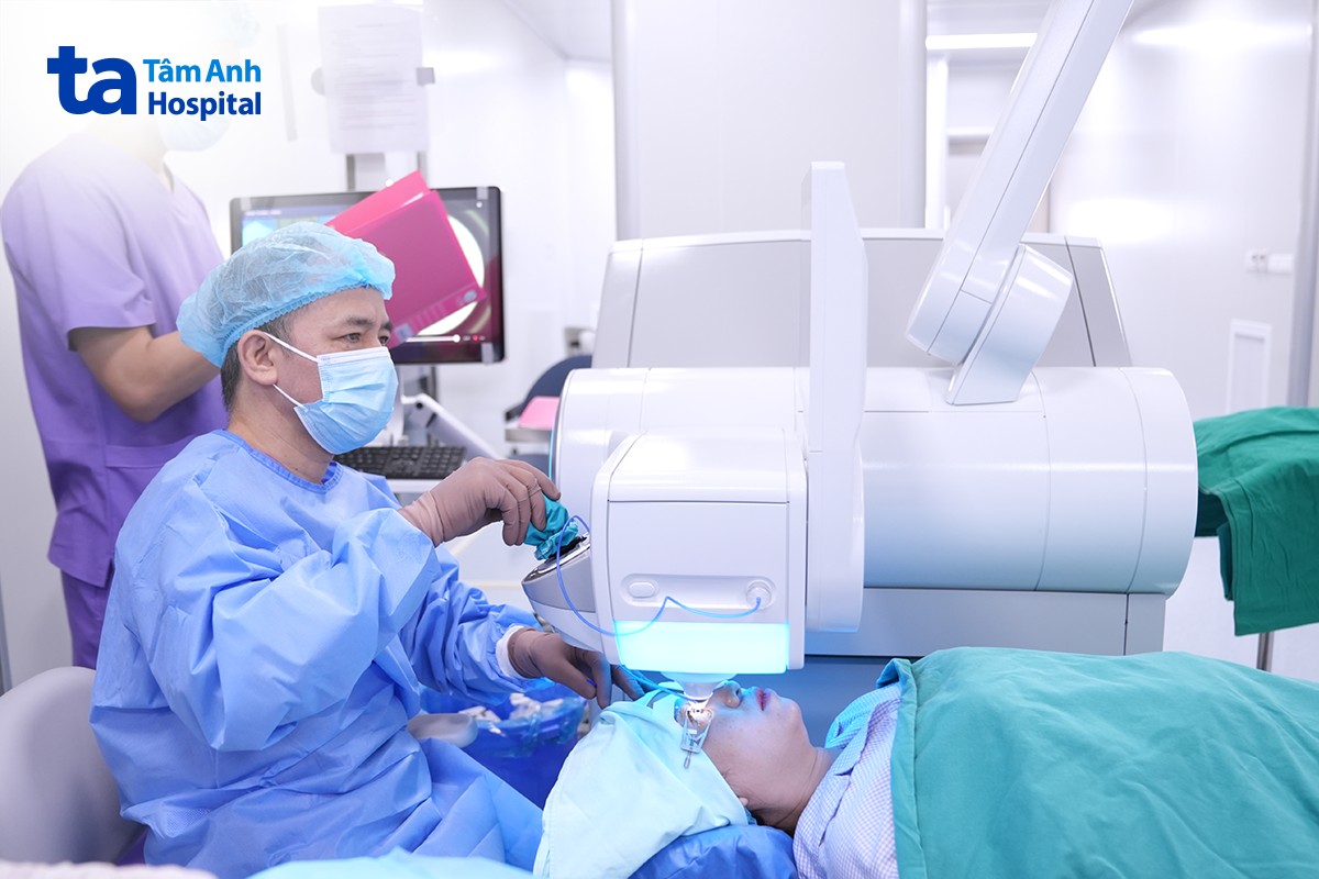 bệnh viện đa khoa tâm anh hà nội tiên phong ứng dụng công nghệ phẫu thuật lão thị presbyond