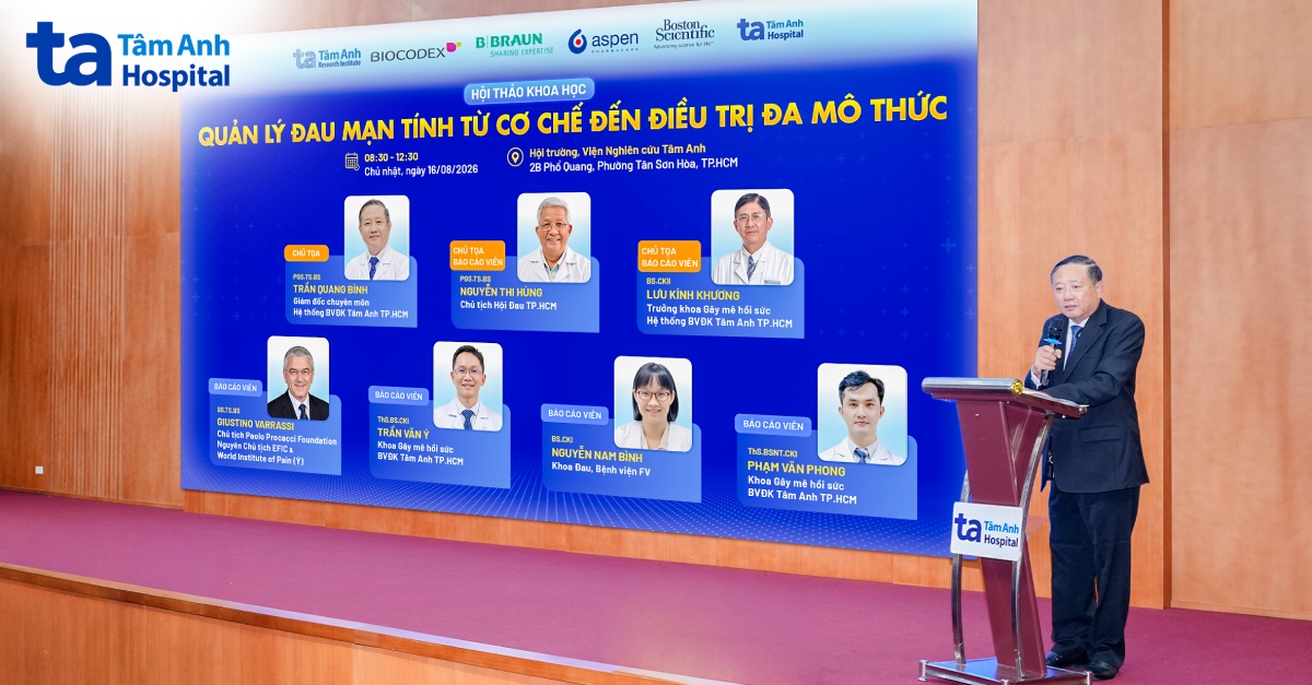 Bệnh viện Tâm Anh xây dựng mô hình điều trị Đau đa chuyên khoa