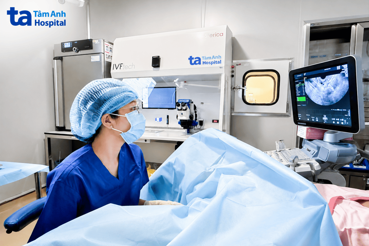 bs.cki nguyễn thị thạch thảo chọc hút trứng cho chị my
