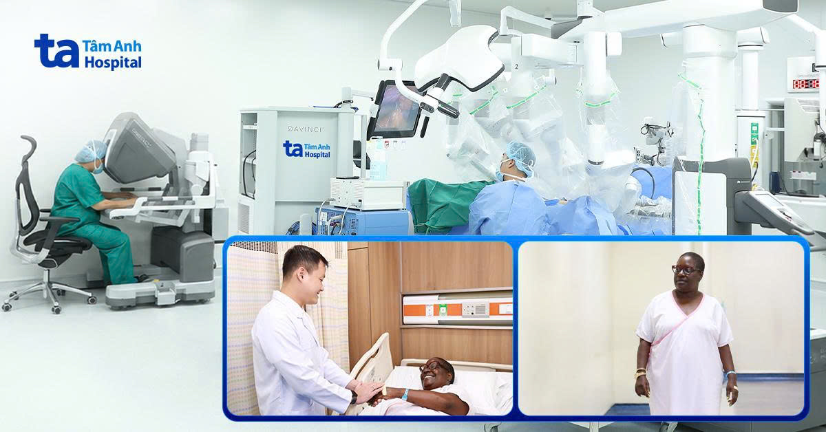 Cắt tử cung bằng robot chỉ mất 30 ml máu