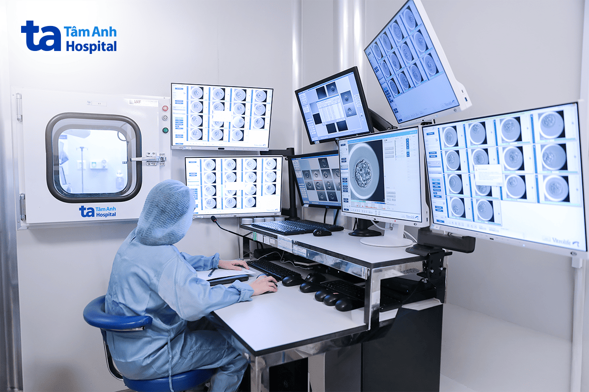 hệ thống nuôi cấy phôi tại ivf tâm anh