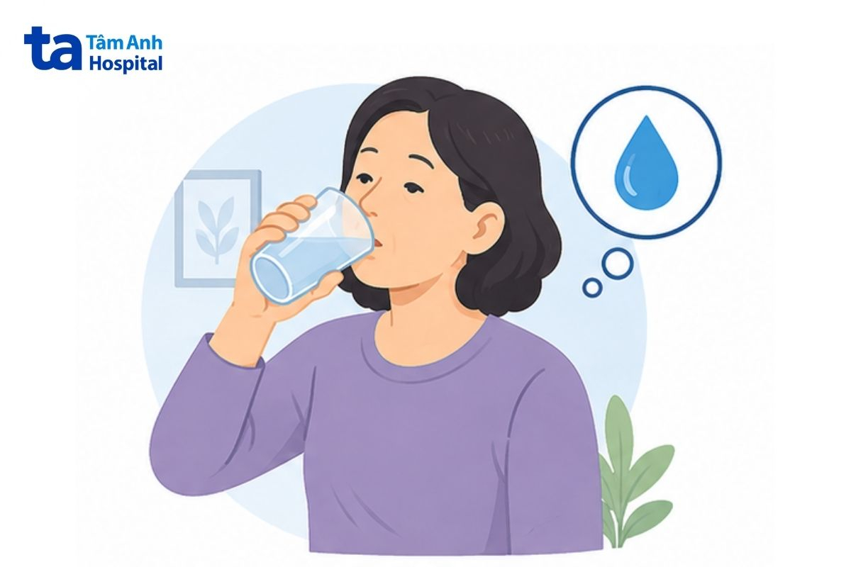 khát nước thường xuyên